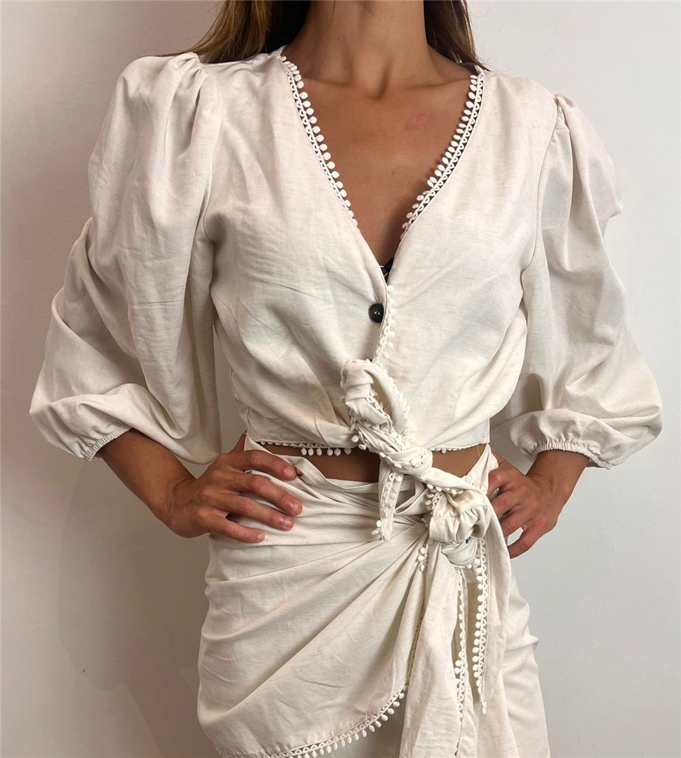 Camicia - Philia Loft cod. D02N1286  color:naturale