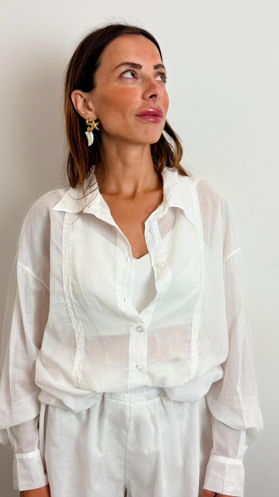 Camicia Lunga - Philia Loft cod. D02N1325  color:latte