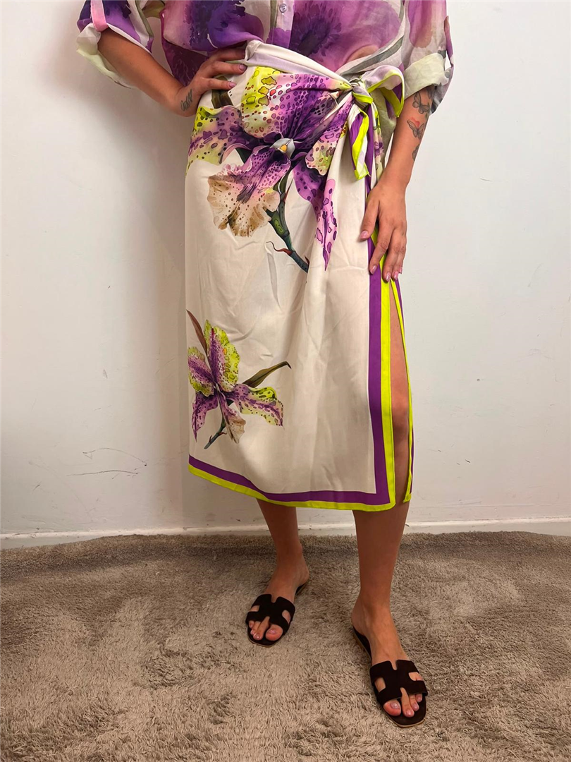 Gonna Pareo Lunga - Haveone cod. GVS_Q281  color:viola