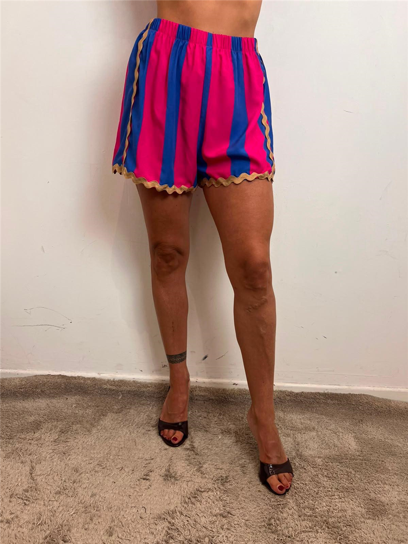 Short Riga - Haveone cod. PVS_Q701  color:azzurro/fuxia
