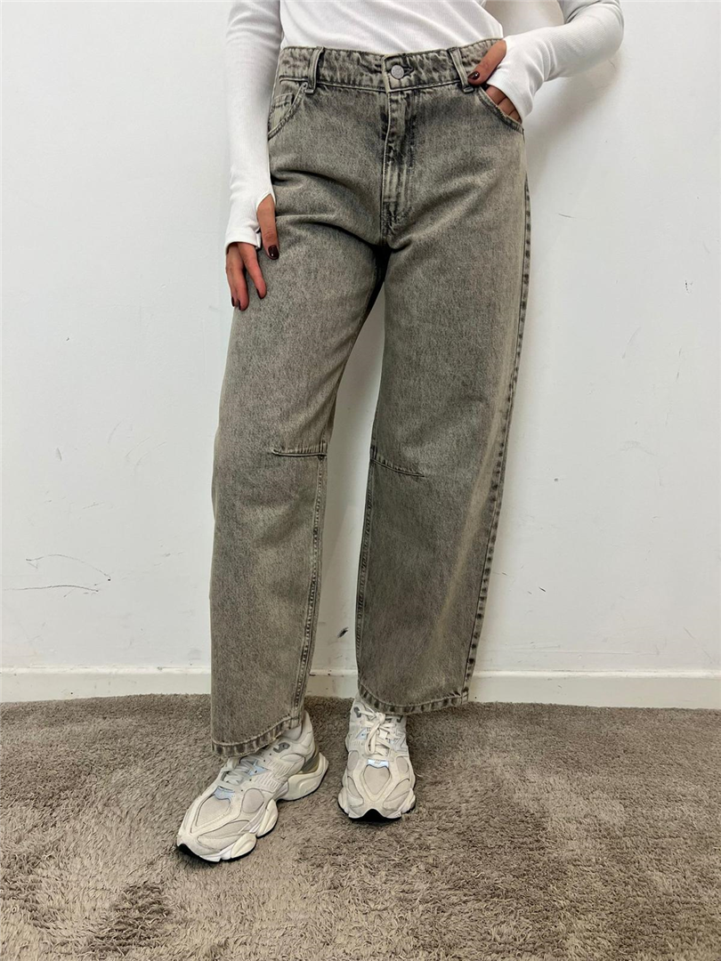 Jeans Barrel Mod.judo - Haveone cod. PGZ_R064  color:grigio marmo