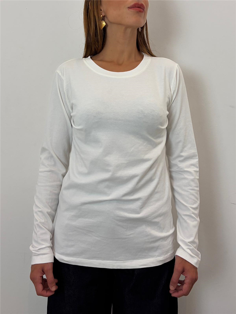 Maglia Slim M/lunga Paricollo - Haveone cod. MJS_R121  color:panna