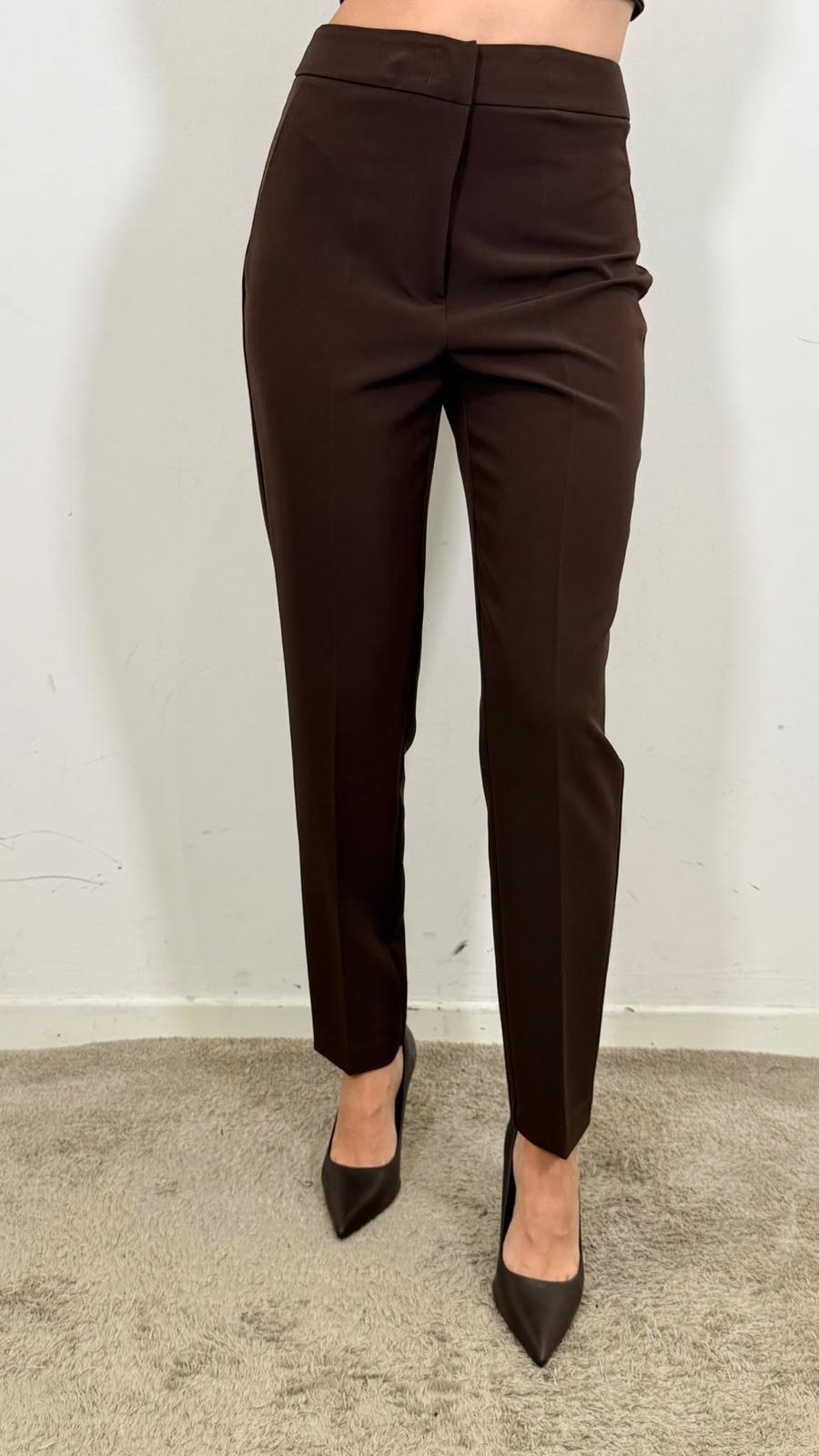 Amber Slim Pants_pantalone Dritto - Silence Limited cod. NP2002AMBER  color:dark grey