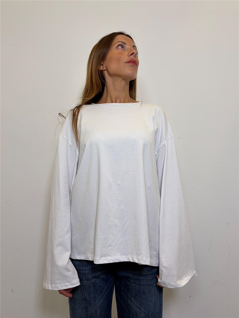Tshirt Con Manica Ampia - Philia Loft cod. R03L0567  color:bianco