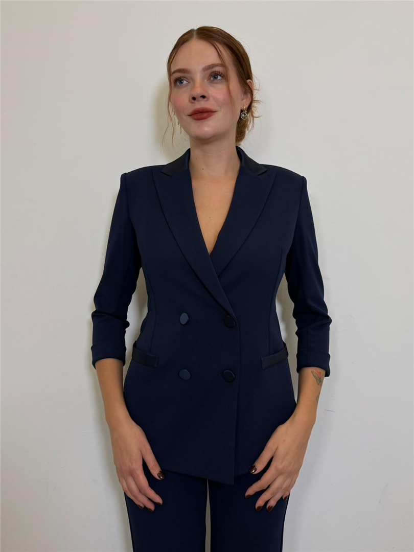 Blazer Doppiopetto Maniche ¾ - Imperial cod. JU25MAW  color:blu