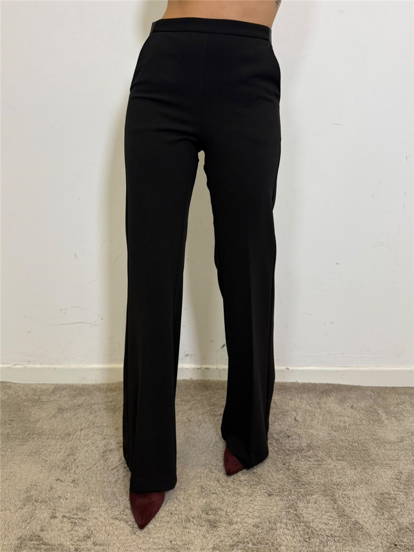 Pantalone Flare Vita Alta - Imperial cod. P3E9MAW  color:nero