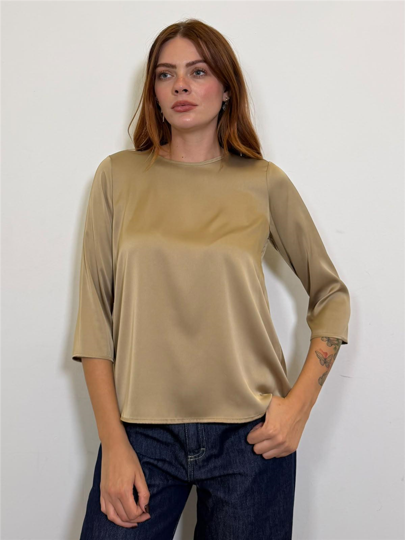 Blusa Ampia Maniche 34 - Imperial cod. CDP0MDG  color:beige