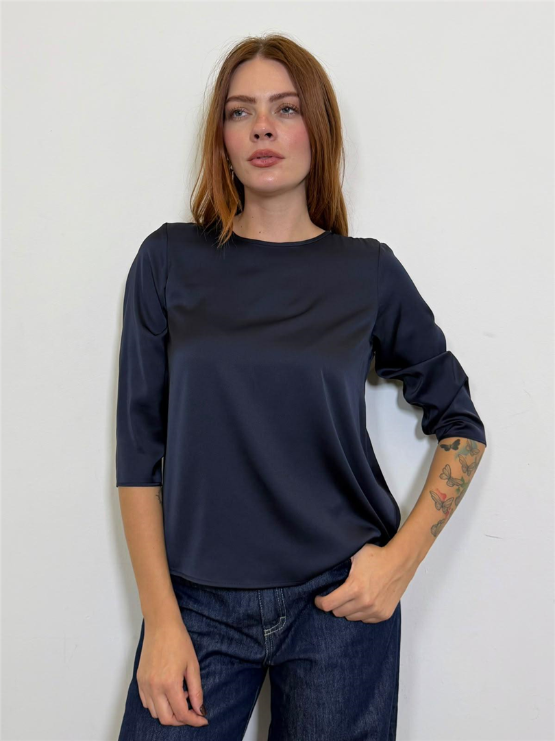 Blusa Ampia Maniche 34 - Imperial cod. CDP0MDG  color:navy