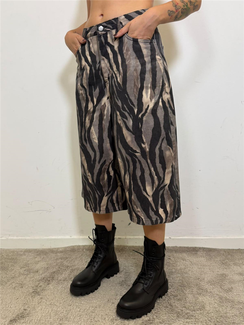 Bermuda Gamba Larga - Haveone cod. PSB_R188  color:zebrato