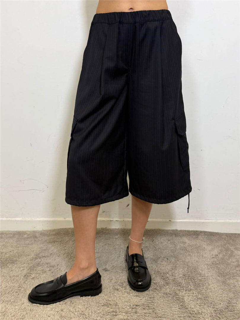 Bermuda Cargo Gessato - Vicolo cod. TAC1281  color:blu