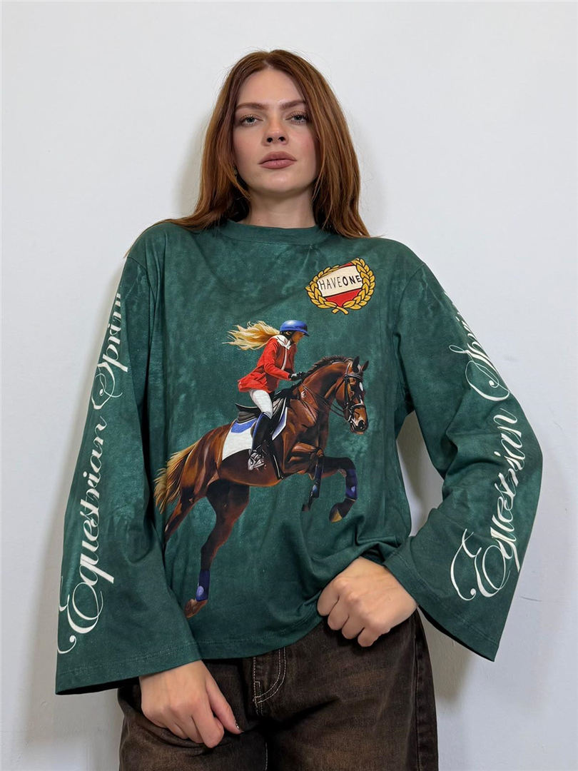 Maglia Con Stampa - Haveone cod. MVS_R240  color:verde