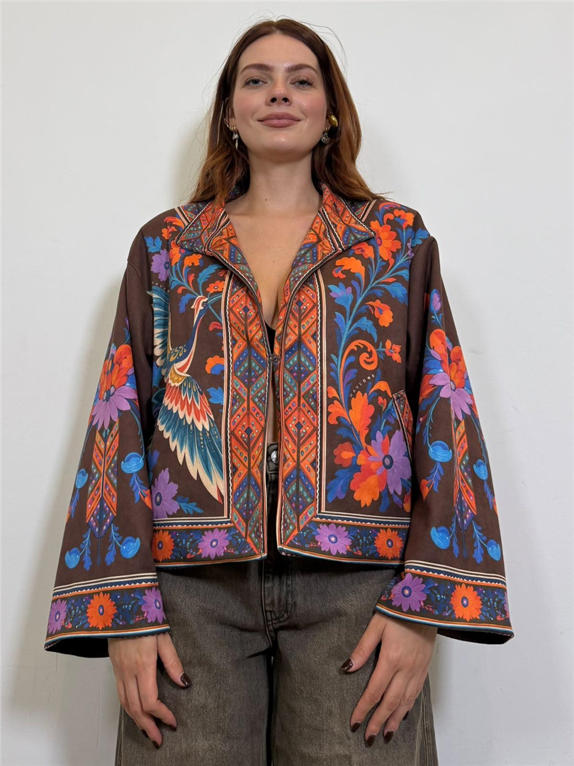 Bomber Stampa Airone - Haveone cod. KVS_R106  color:stampa airone