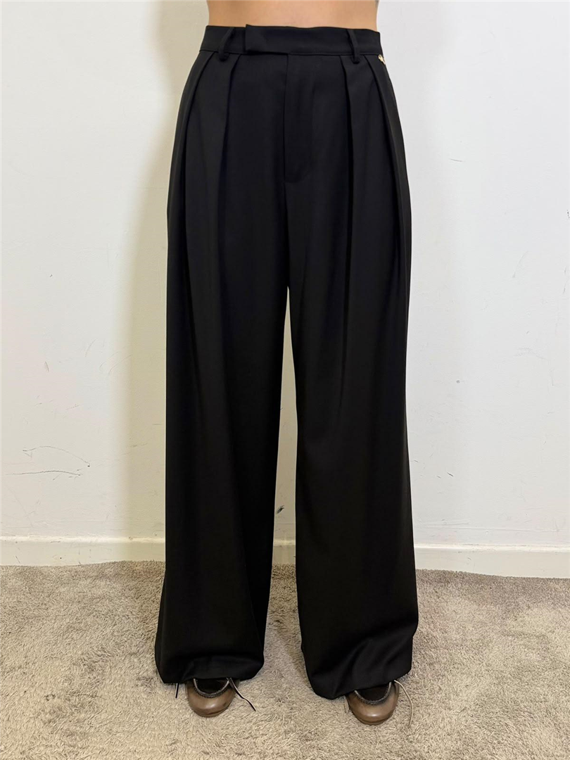 Pantalone Palazzo Con Pinces - Philia Loft cod. M03N0062  color:nero