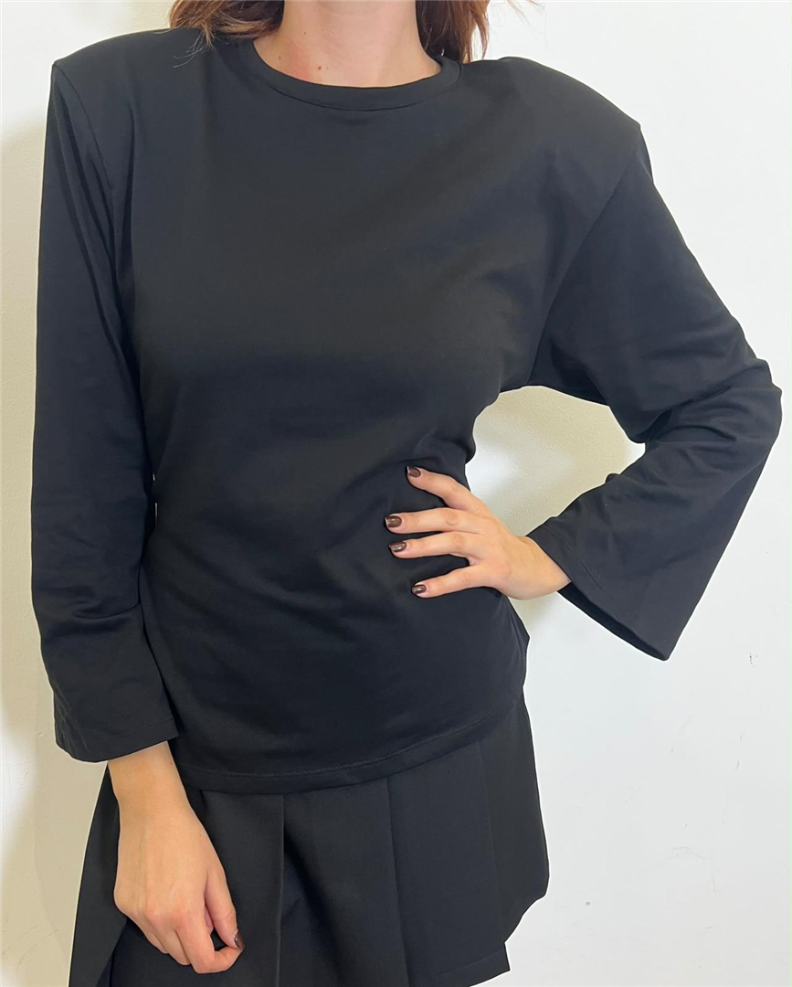 Tshirt Con Spallina E Laccetti Regolabili - Vicolo cod. UAC0154  color:nero