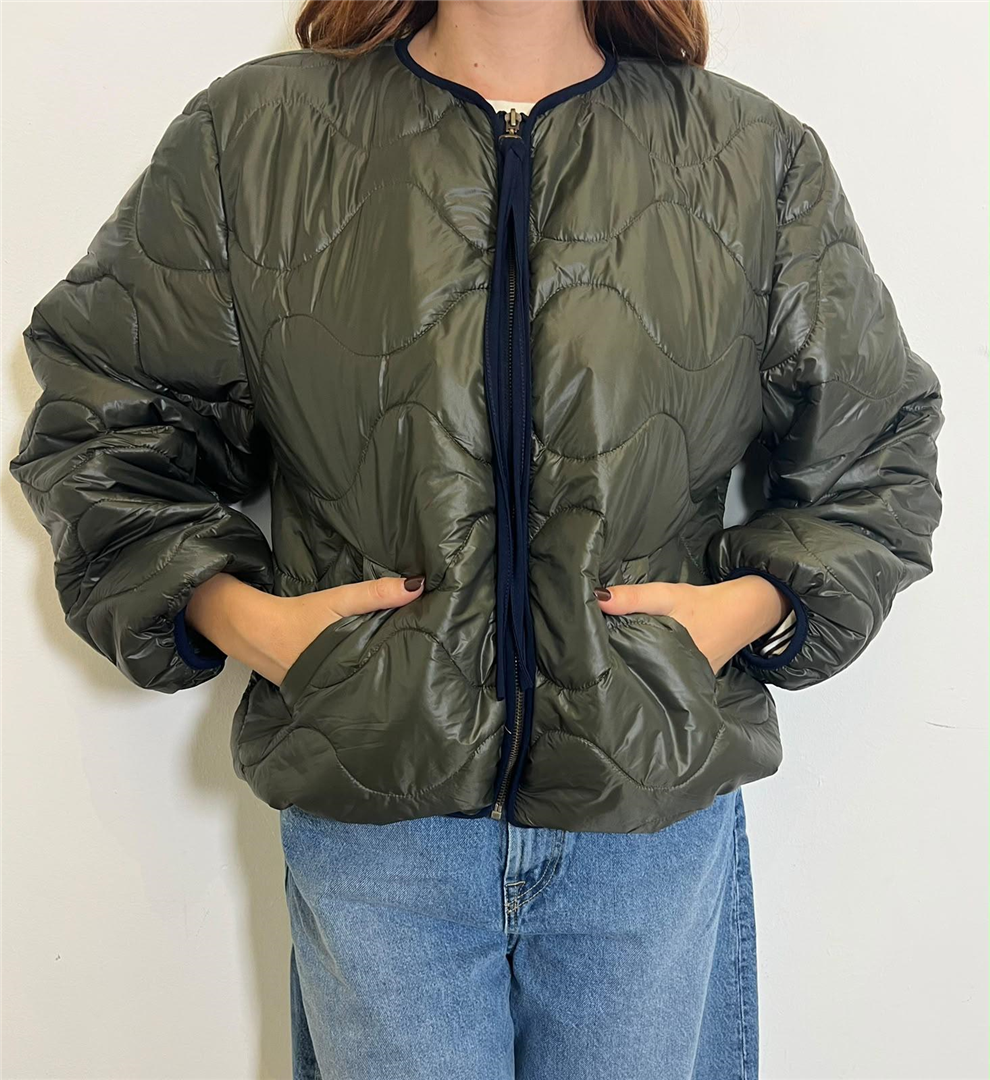 Giubbino Trapuntino - Vicolo cod. TAC1539  color:militare