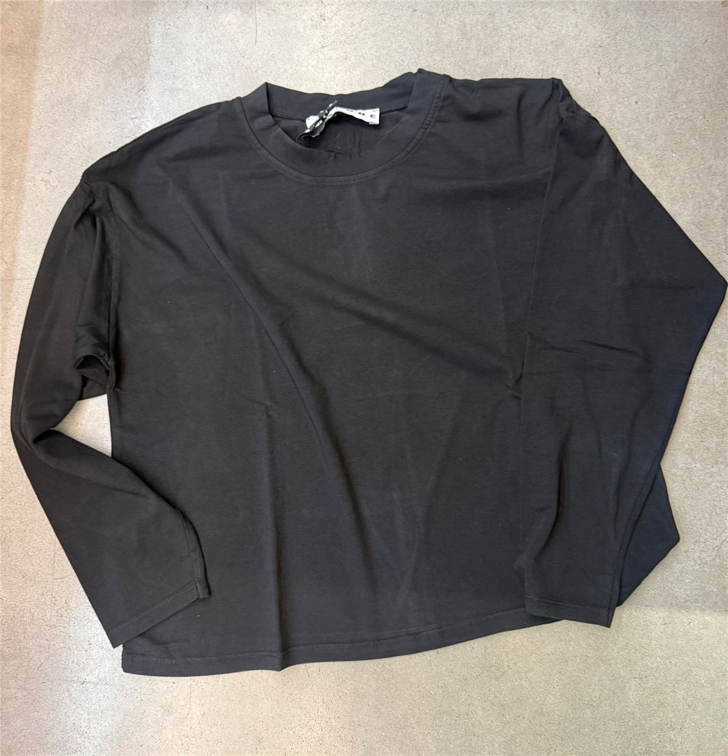 Maglia Scatola M/lunga Paricollo - Haveone cod. MJS_R125  color:nero