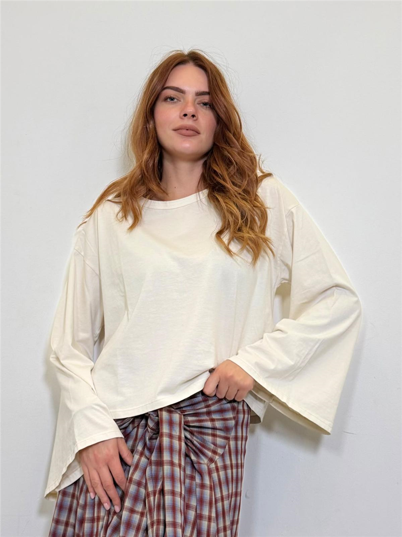 Maglia Manica A Trapezio - Haveone cod. MXT_R200  color:burro