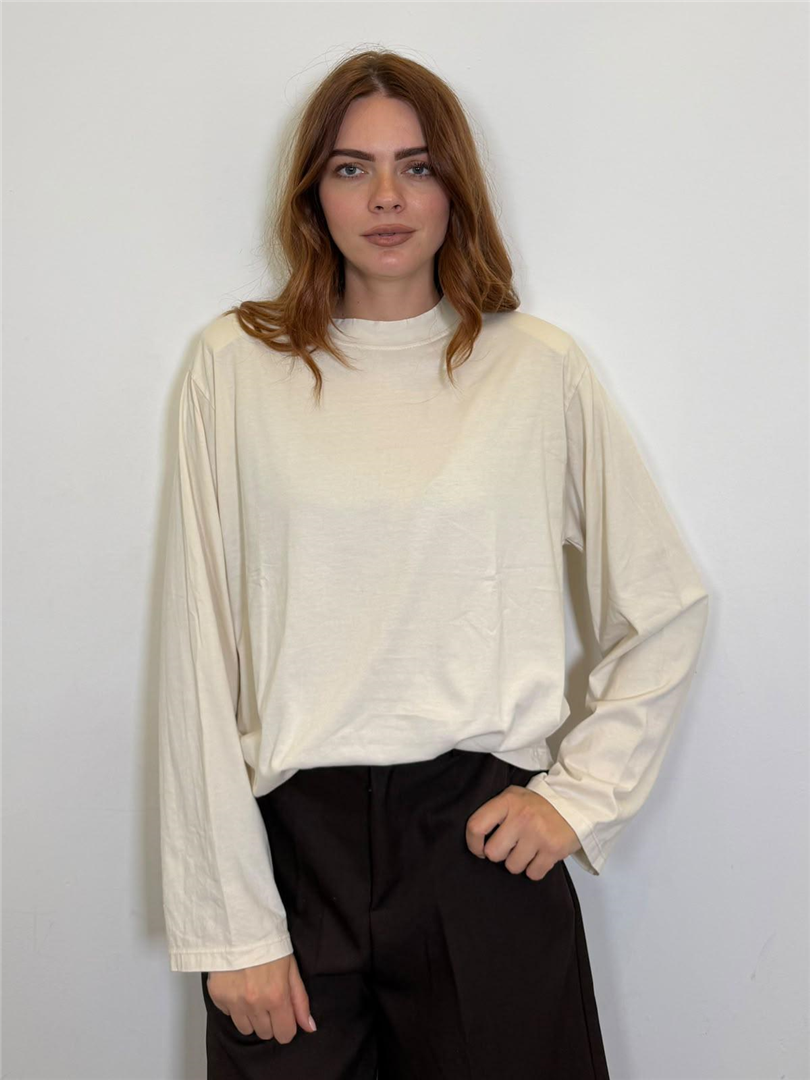 T Shirt M/trapezio Con Spalline - Haveone cod. TXT_R044  color:burro