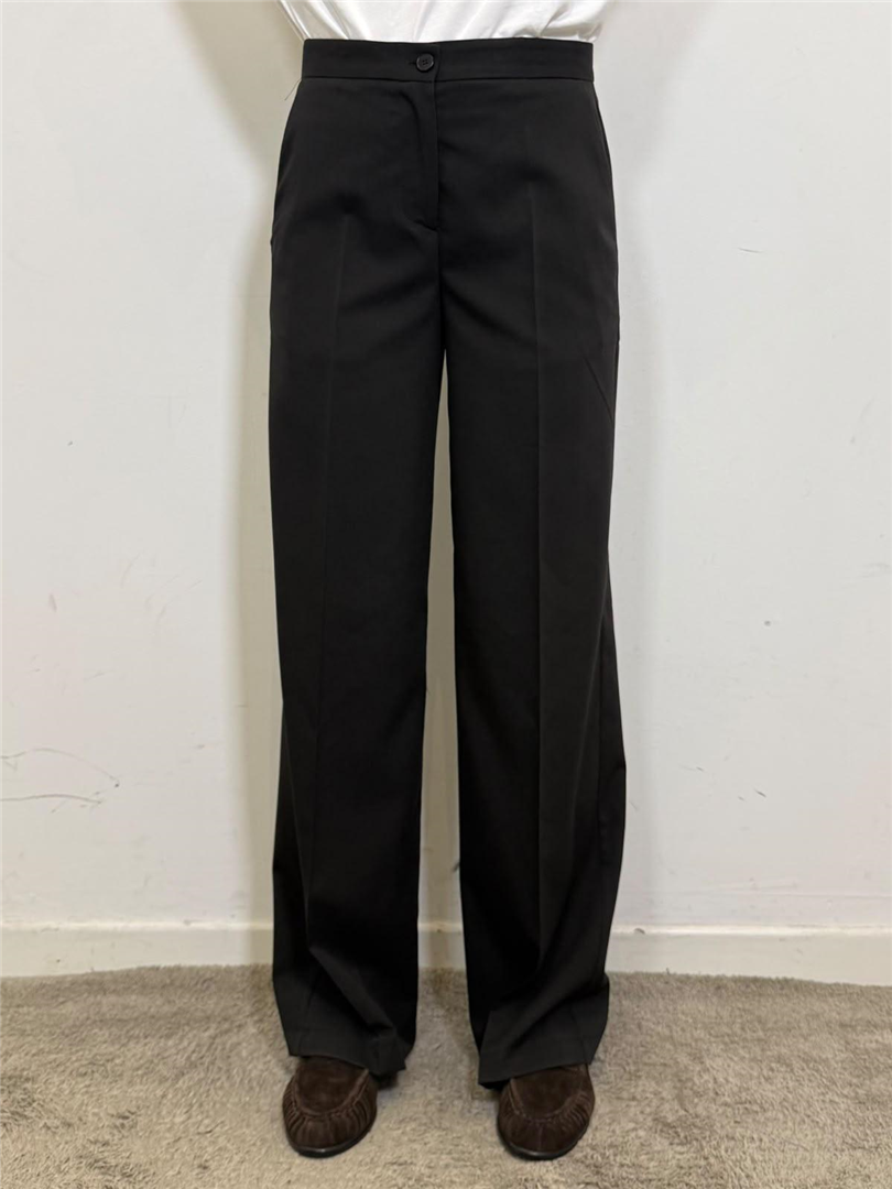 Pantalone Palazzo - Vicolo cod. TAC0420  color:nero