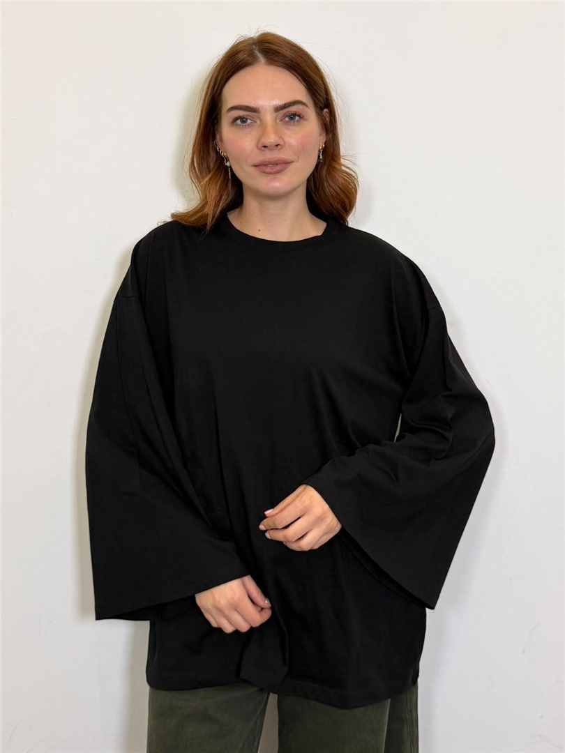 Tshirt Over Manica Lunga - Vicolo cod. UAC0058  color:nero