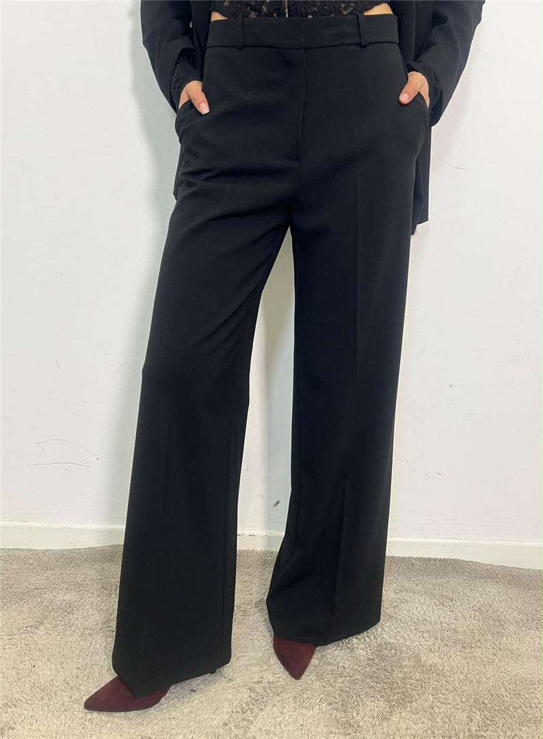 Pantalone Palazzo - Haveone cod. PCB_R028  color:nero