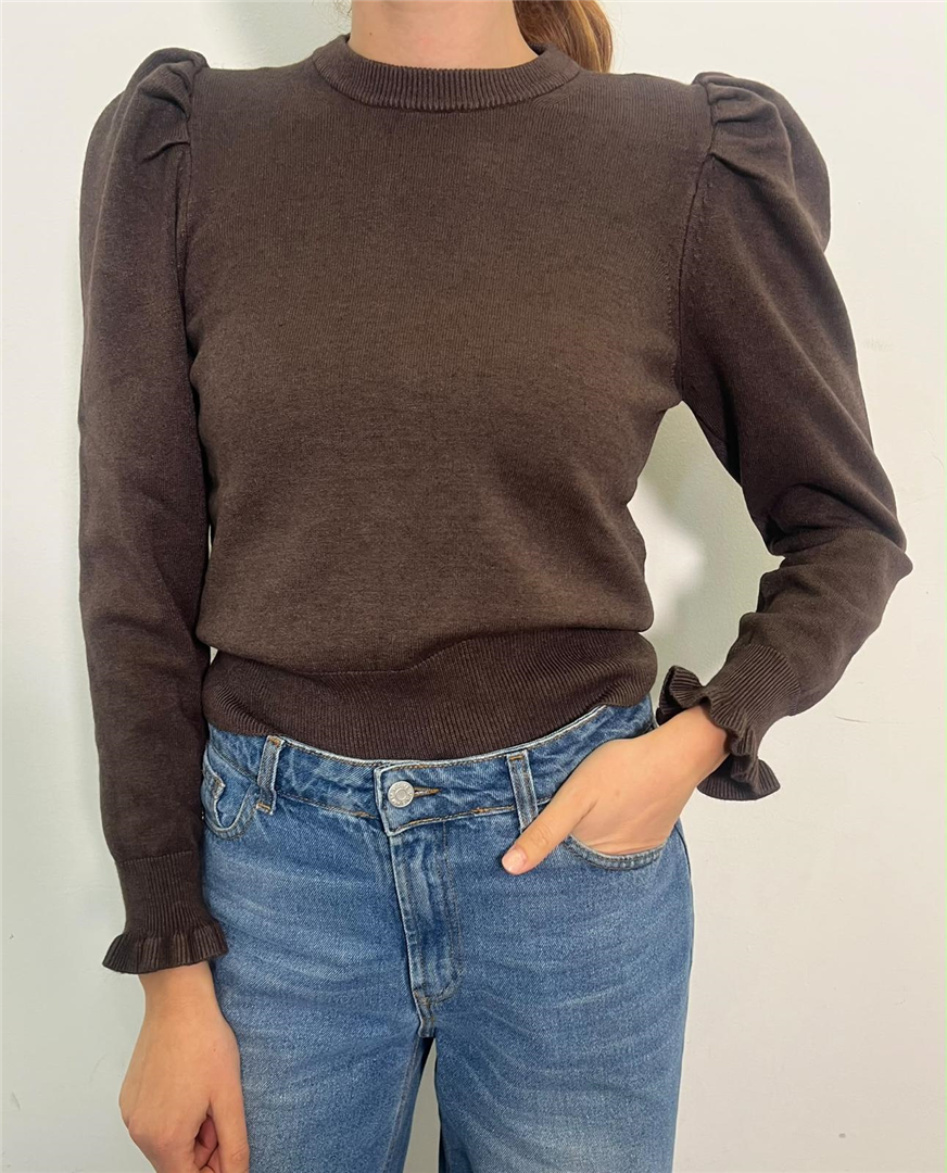 Maglia Maniche Lunghe - Haveone cod. MNC_P480  color:moro
