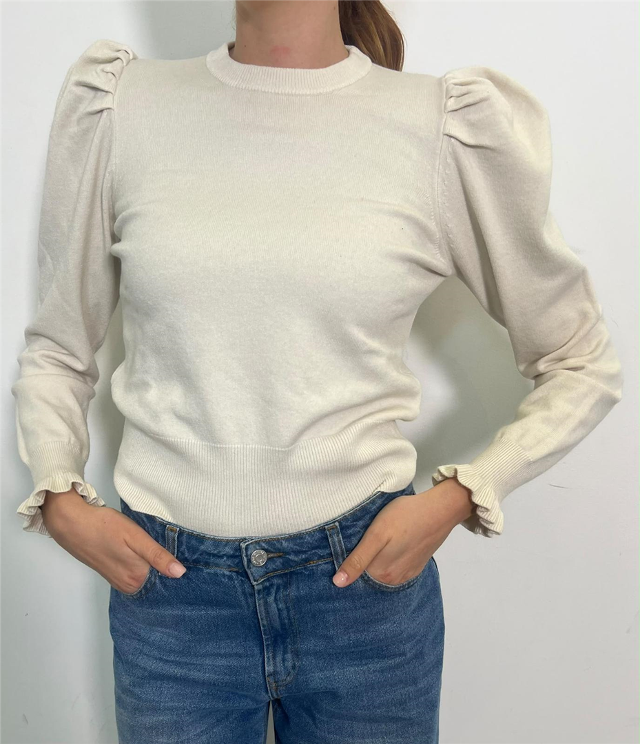 Maglia Maniche Lunghe - Haveone cod. MNC_P480  color:panna